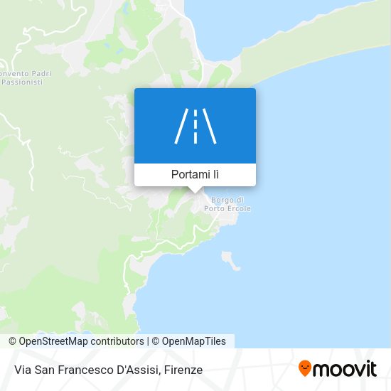 Mappa Via San Francesco D'Assisi