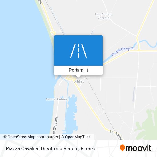 Mappa Piazza Cavalieri Di Vittorio Veneto