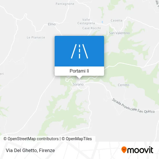 Mappa Via Del Ghetto