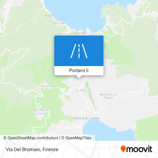 Mappa Via Del Brumaio