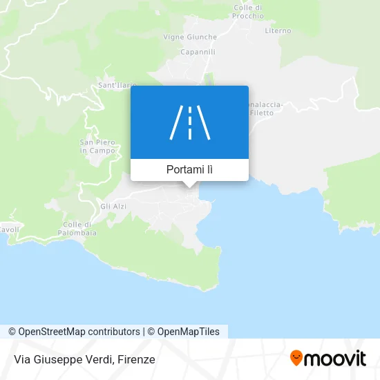 Mappa Via Giuseppe Verdi