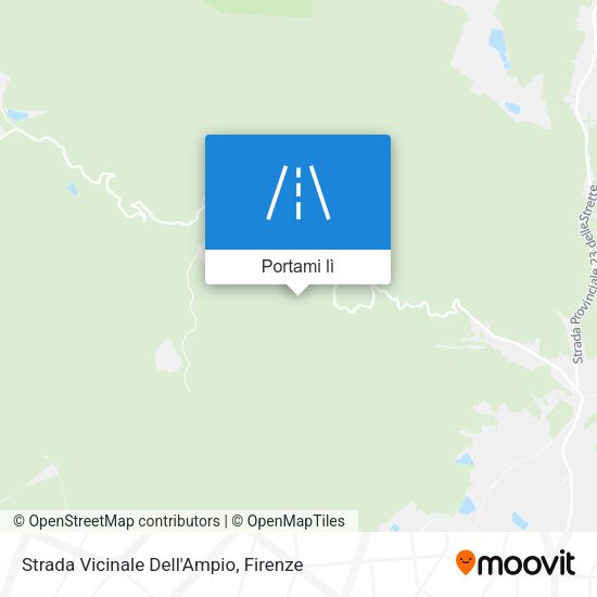 Mappa Strada Vicinale Dell'Ampio