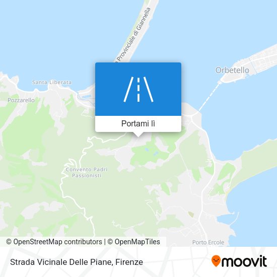 Mappa Strada Vicinale Delle Piane