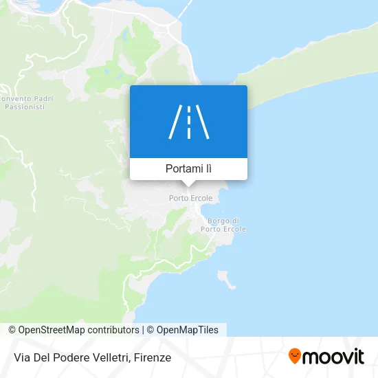 Mappa Via Del Podere Velletri