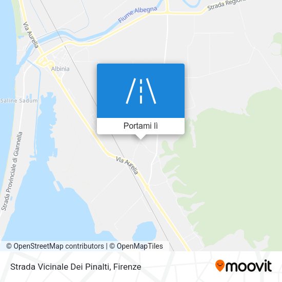 Mappa Strada Vicinale Dei Pinalti