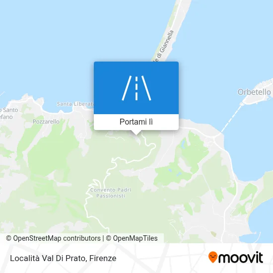 Mappa Località Val Di Prato