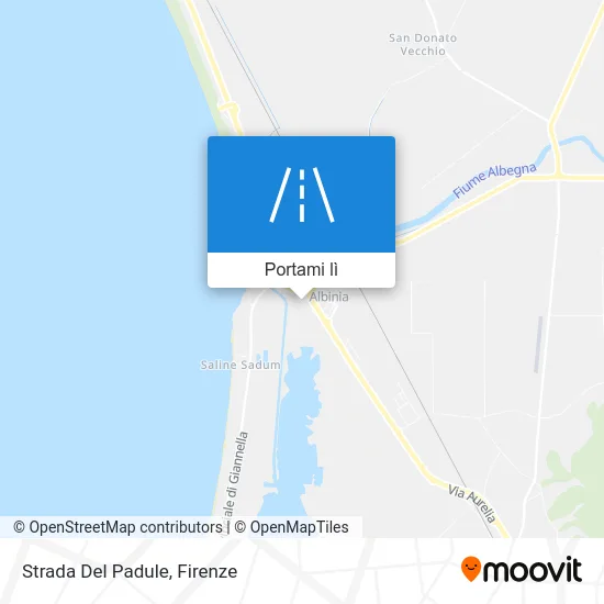 Mappa Strada Del Padule