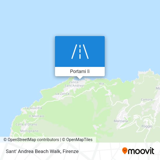 Mappa Sant' Andrea Beach Walk