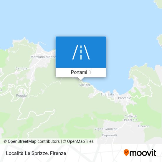 Mappa Località Le Sprizze