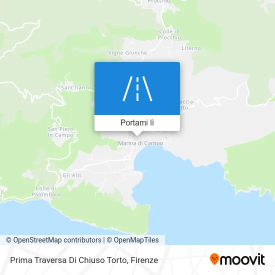 Mappa Prima Traversa Di Chiuso Torto