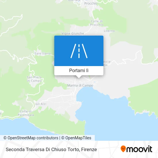 Mappa Seconda Traversa Di Chiuso Torto