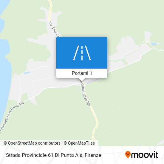 Mappa Strada Provinciale 61 Di Punta Ala