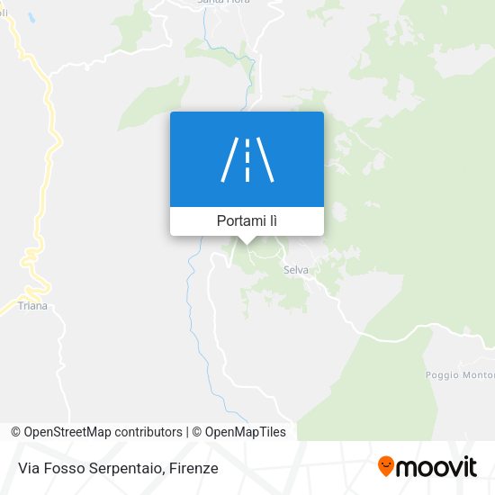 Mappa Via Fosso Serpentaio