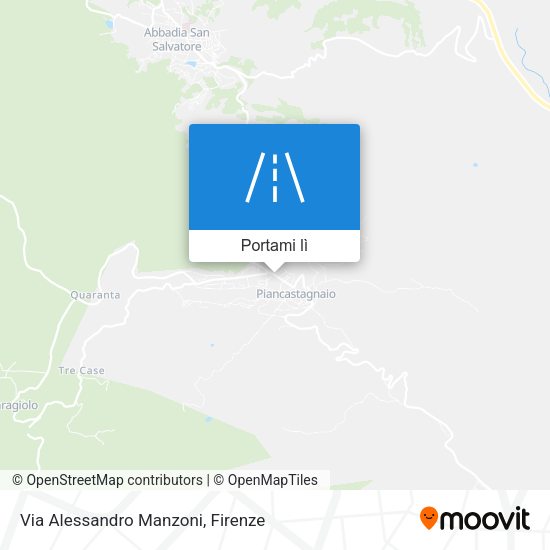 Mappa Via Alessandro Manzoni