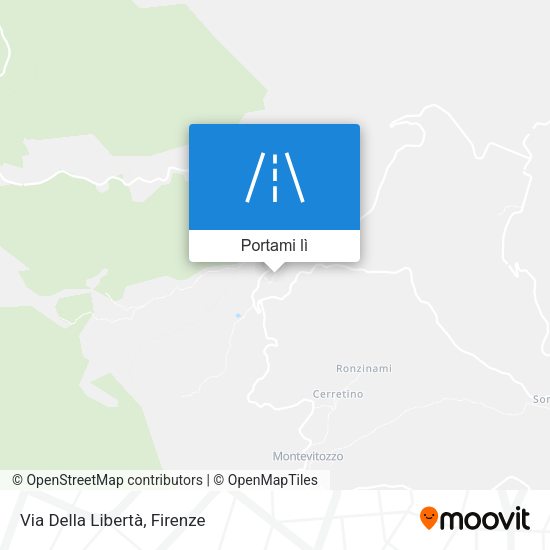 Mappa Via Della Libertà