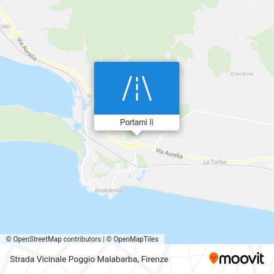 Mappa Strada Vicinale Poggio Malabarba