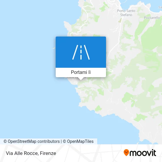 Mappa Via Alle Rocce