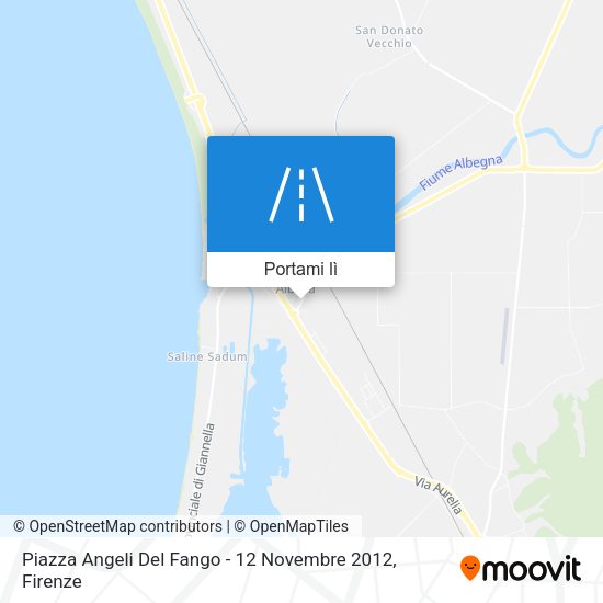 Mappa Piazza Angeli Del Fango - 12 Novembre 2012