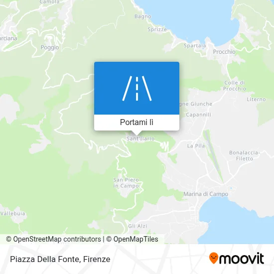 Mappa Piazza Della Fonte