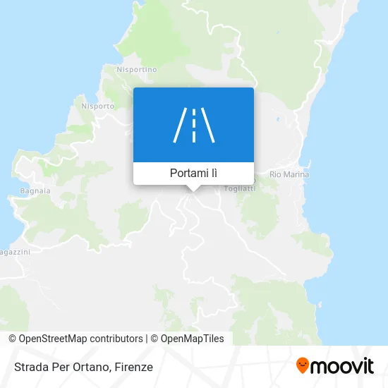 Mappa Strada Per Ortano