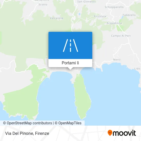 Mappa Via Del Pinone