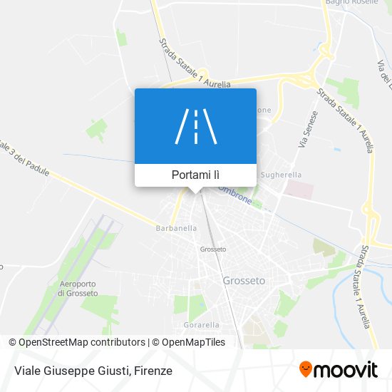 Mappa Viale Giuseppe Giusti