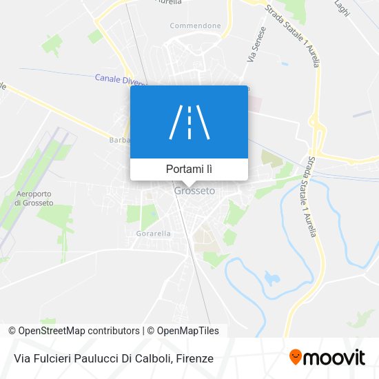 Mappa Via Fulcieri Paulucci Di Calboli