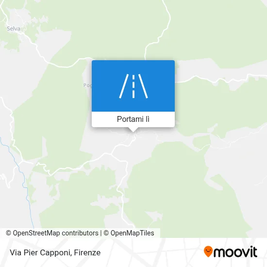 Mappa Via Pier Capponi
