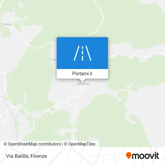 Mappa Via Balilla