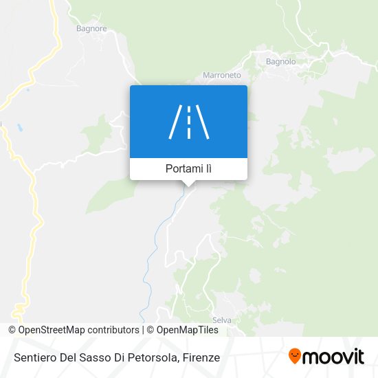 Mappa Sentiero Del Sasso Di Petorsola