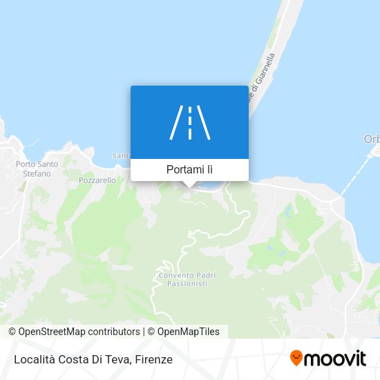 Mappa Località Costa Di Teva