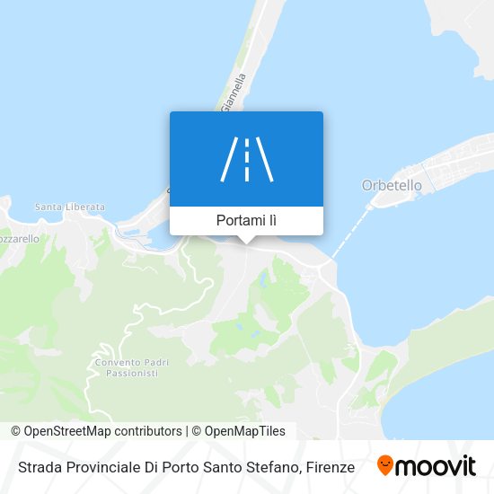 Mappa Strada Provinciale Di Porto Santo Stefano