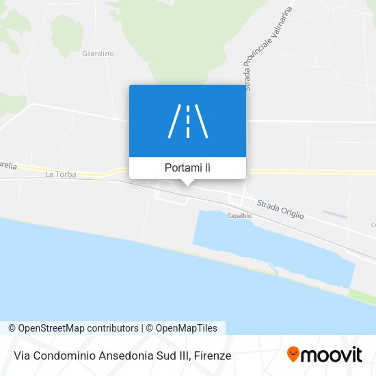 Mappa Via Condominio Ansedonia Sud III