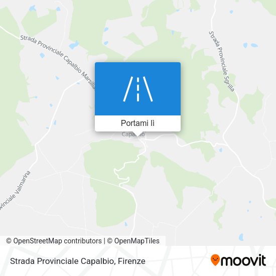 Mappa Strada Provinciale Capalbio