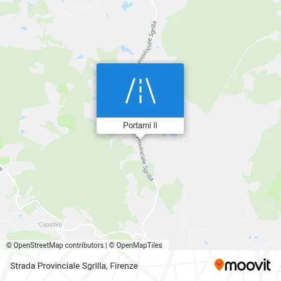 Mappa Strada Provinciale Sgrilla