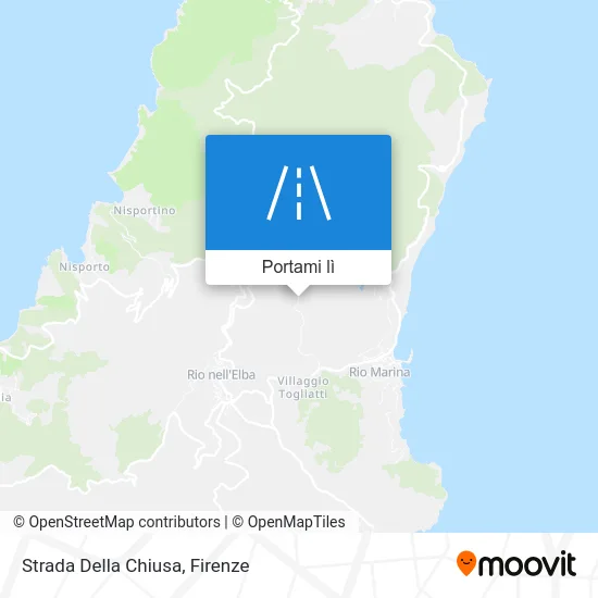 Mappa Strada Della Chiusa