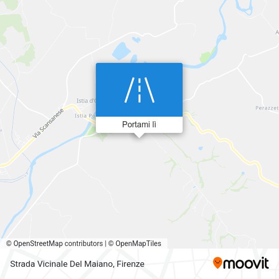 Mappa Strada Vicinale Del Maiano