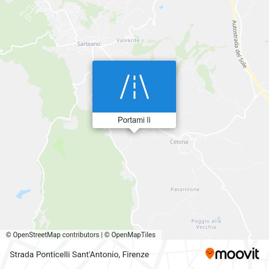 Mappa Strada Ponticelli Sant'Antonio