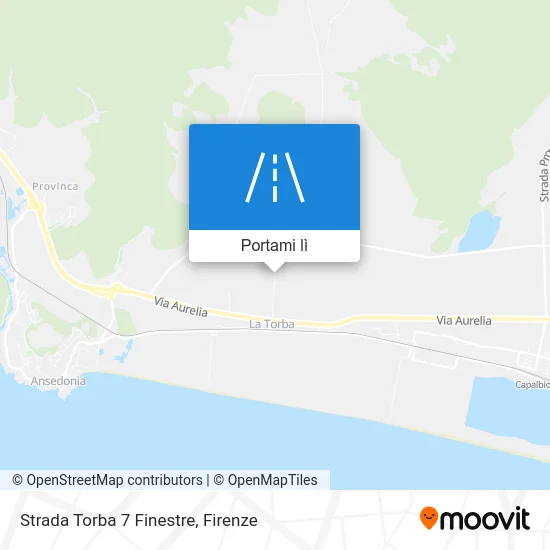 Mappa Strada Torba 7 Finestre