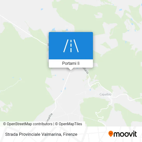 Mappa Strada Provinciale Valmarina