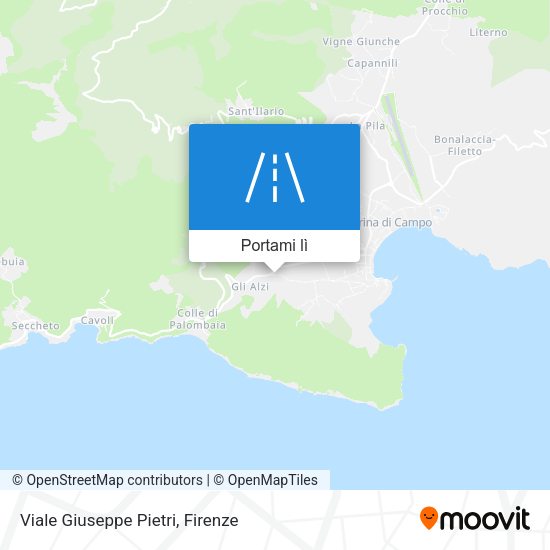 Mappa Viale Giuseppe Pietri