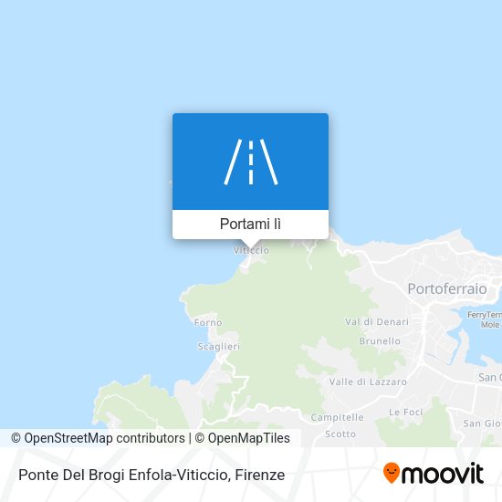 Mappa Ponte Del Brogi Enfola-Viticcio
