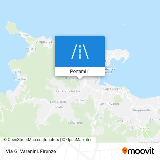 Mappa Via G. Varanini