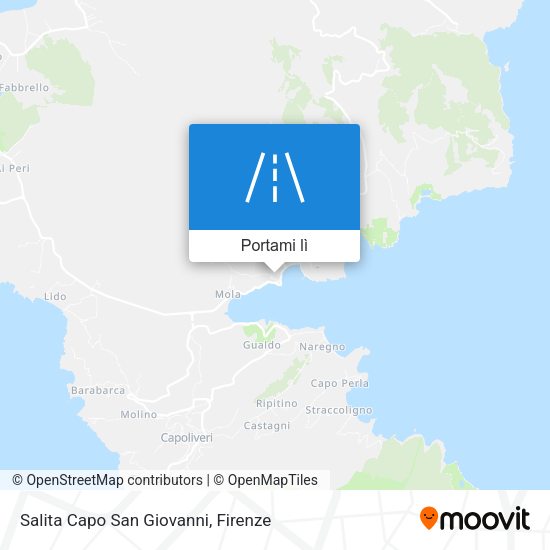 Mappa Salita Capo San Giovanni