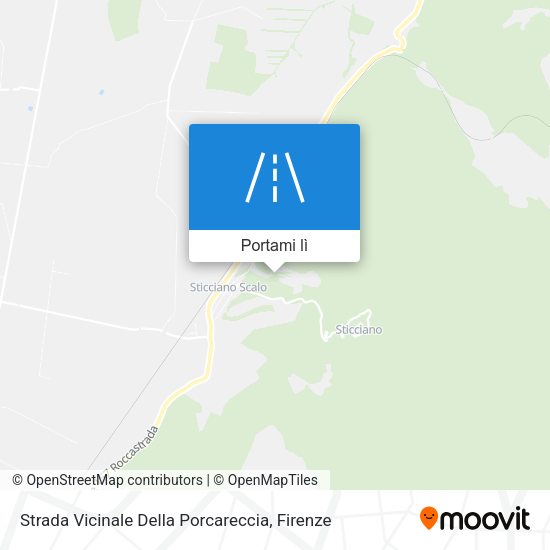 Mappa Strada Vicinale Della Porcareccia