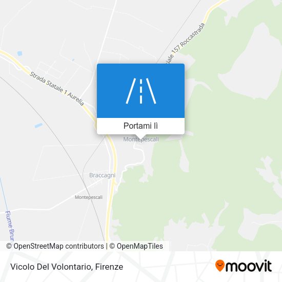Mappa Vicolo Del Volontario