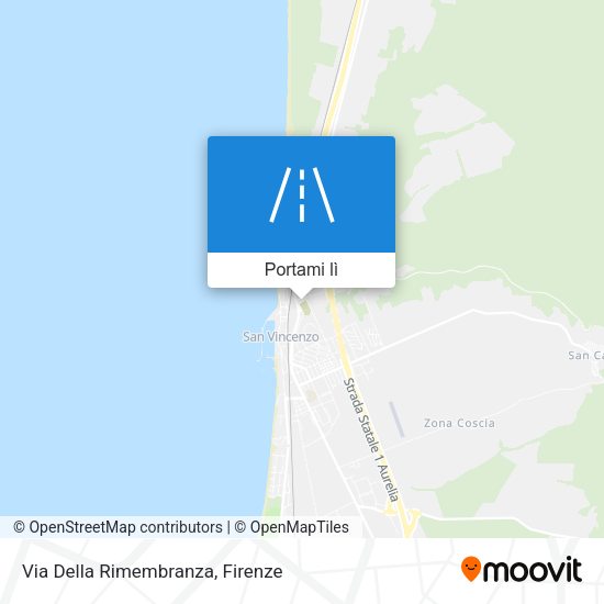 Mappa Via Della Rimembranza