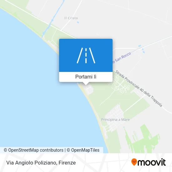 Mappa Via Angiolo Poliziano