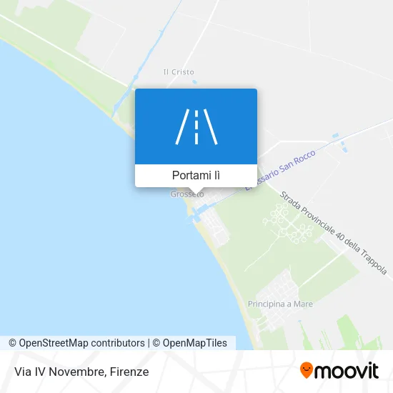 Mappa Via IV Novembre