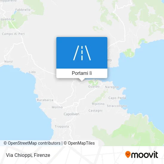 Mappa Via Chioppi